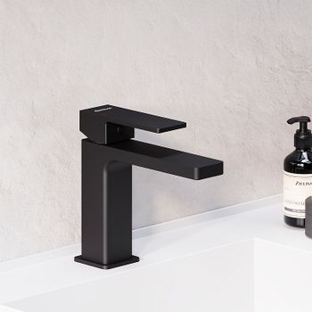 Смеситель для раковины Damixa Gala 530210300 Черный матовый — фото 2, Смесители для раковины