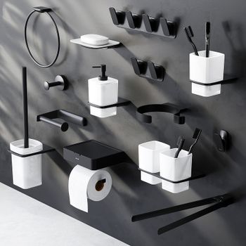 Стакан для зубных щеток AM.PM Inspire V2.0 A50A34322 Черный матовый — фото 7, Стаканы для зубных щеток