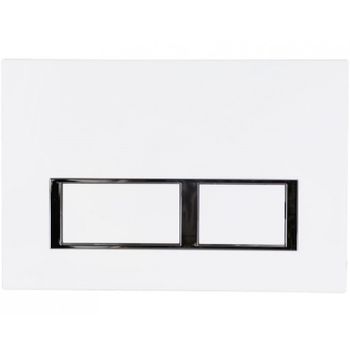 Клавиша смыва Esbano PRK-12GW ESINPRK12GW Белая глянцевая — фото 1, Кнопки смыва