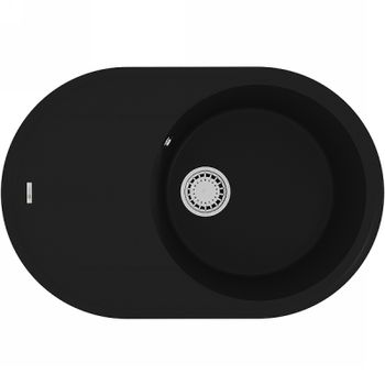 Кухонная мойка Lemark Lacha 720 9910055 Антрацит — фото 1, Кухонные мойки