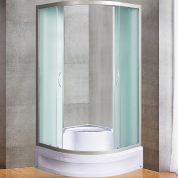 Душевой уголок River Don 90x90 MT 10000011743 с поддоном — фото 1, Душевые уголки четверть круга