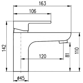 Товар: Смеситель для раковины Rav Slezak Vltava VT427.5KCMAT Черный матовый - фото 4 Смеситель для раковины Rav Slezak Vltava VT427.5KCMAT Черный матовый — фото 4, Смесители для раковины