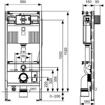 Товар: Инсталляция Tece Profil 9300344 для унитаза Toto Neorest без кнопки смыва - фото 2 Инсталляция Tece Profil 9300344 для унитаза Toto Neorest без кнопки смыва — фото 2, Инсталляции для унитазов