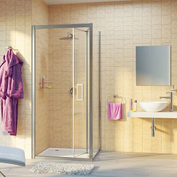 Товар: Душевая стенка WasserKRAFT Weser 100 78F10-RP100 профиль Хром стекло прозрачное - фото 3 Душевая стенка WasserKRAFT Weser 100 78F10-RP100 профиль Хром стекло прозрачное — фото 3, Боковые стенки