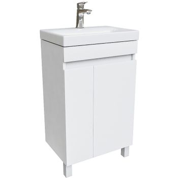 Тумба с раковиной Iddis Zodiac 50 ZOD5CDFi95K Белая — фото 2, Тумбы с раковиной