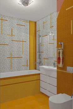 Стеклянная мозаика Natural Color Palette A-163 30x30 см — фото 3, Мозаика