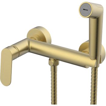 Гигиенический душ со смесителем Splenka S41.51.03 Золото матовое — фото 1, Гигиенические души