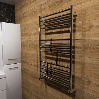 Набор вешалок на полотенцесушитель Altasan Vnp VNPblack4s Черный — фото 7, Крючки для полотенец