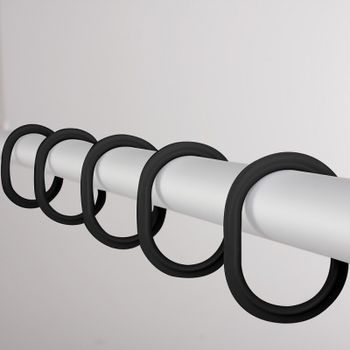 Товар: Кольца для карниза Ridder Wien 49310 Черные - фото 1 Кольца для карниза Ridder Wien 49310 Черные — фото 1, Крючки для штор