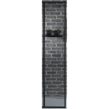 Душевая стенка Jacob Delafon Nouvelle Vague 40 E94WS40-B1 профиль Черный матовый стекло прозрачное — фото 1, Боковые стенки