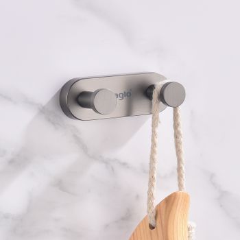 Вешалка для полотенец Raglo R300.052.09 Графит — фото 5, Крючки для полотенец