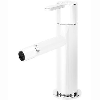 Смеситель для биде Cezares Leaf LEAF-BSM-BIO Белый матовый — фото 1, Смесители для биде