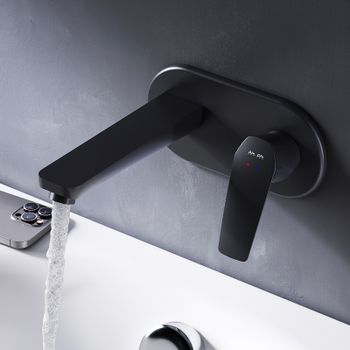 Смеситель для раковины AM.PM Gem F90A72222 Черный матовый — фото 5, Смесители для раковины