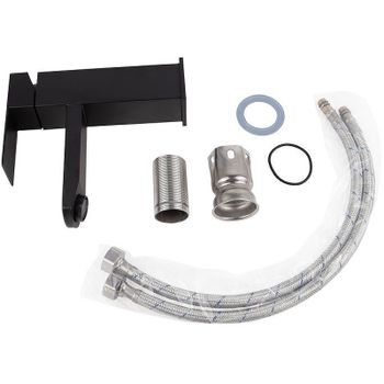 Смеситель для раковины Viko V-7741 Черный матовый — фото 4, Смесители для раковины