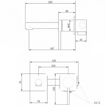 Смеситель для раковины Abber Emotion AF8812NG Никель — фото 3, Смесители для раковины