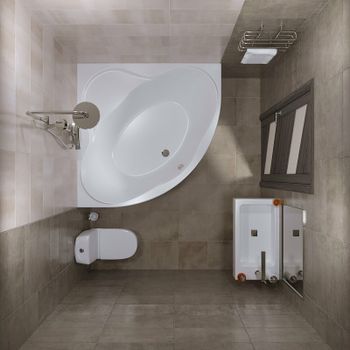 Акриловая ванна Triton Грация 140х140 Щ0000048049 без гидромассажа — фото 5, Акриловые ванны