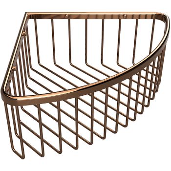 Товар: Полка корзина Bemeta Coral 158208312 угловая Медное золото глянец - фото 1 Полка корзина Bemeta Coral 158208312 угловая Медное золото глянец — фото 1, Полки для ванной и душа