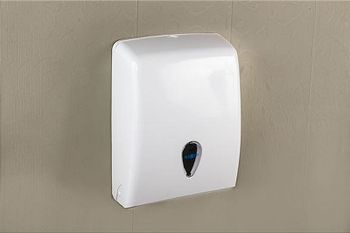 Диспенсер для бумажных полотенец Nofer 04020.W Белый — фото 3, Диспенсеры бумажных полотенец