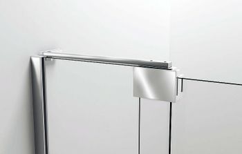 Душевая дверь Vincea Extra 90 VDP-1E8090CGB профиль Черный стекло тонированное — фото 5, Распашные душевые двери