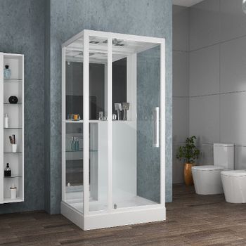 Душевая кабина Grossman 90x90 GR161 без гидромассажа — фото 1, Душевые кабины