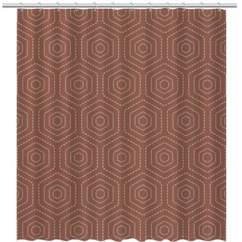 Шторка для ванны Fixsen Future FX-1511 200х180 Коричневая — фото 1, Шторы для ванной