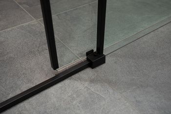 Душевая дверь Aquanet Pleasure AE60-N-160H200U-BT 160 273600 профиль Черный матовый стекло прозрачное — фото 7, Раздвижные душевые двери