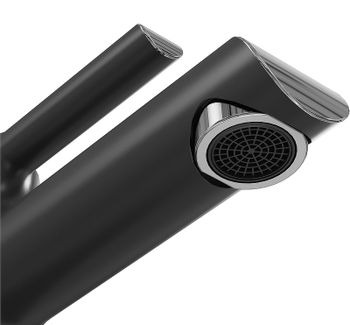 Смеситель для раковины Grossman Alba 510.K35.06.100/210 Черный Хром — фото 3, Смесители для раковины