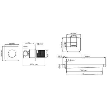 Смеситель для раковины WasserKRAFT Paar A8851.311 Розовое золото — фото 5, Смесители для раковины