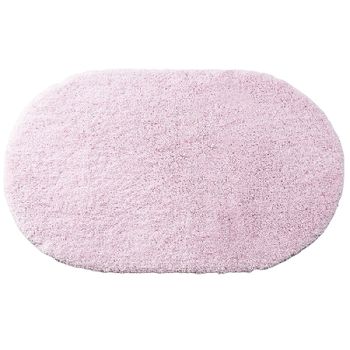 Коврик для ванной комнаты WasserKRAFT Dill 100х60 BM-3947 Barely Pink — фото 1, Коврики для ванной комнаты