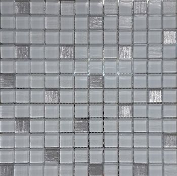 Стеклянная мозаика Orro Mosaic Glass Vesta White 30х30 см — фото 1, Мозаика