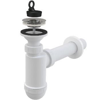 Сифон для раковины Alcaplast AG210512140 (A41) Хром — фото 1, Сифоны для раковины