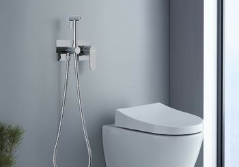 Гигиенический душ со смесителем Aquatek Оберон AQ1220CR Хром — фото 5, Гигиенические души