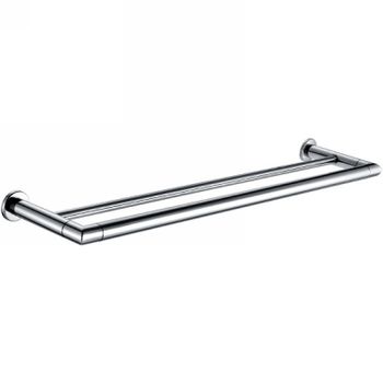 Полотенцедержатель Azario Forny AZ-88302 двойной Хром — фото 1, Полотенцедержатели