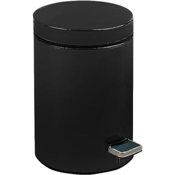 Ведро для мусора Nofer 09100.12.N Черное — фото 1, Мусорные ведра