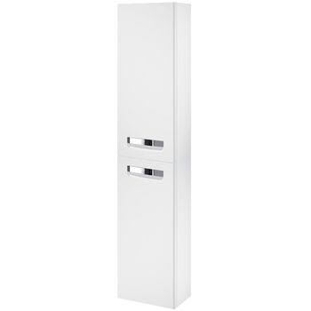 Шкаф пенал Roca The Gap 35 ZRU9302739 L подвесной Белый матовый — фото 1, Пеналы для ванной комнаты