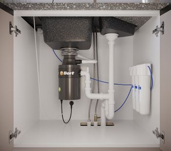 Кухонная мойка Domaci Бьелла DMC-14K DMC-14K-308 Черная — фото 7, Кухонные мойки