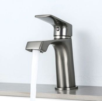 Смеситель для раковины Frap H71-9 F1071-9 Оружейная сталь — фото 11, Смесители для раковины