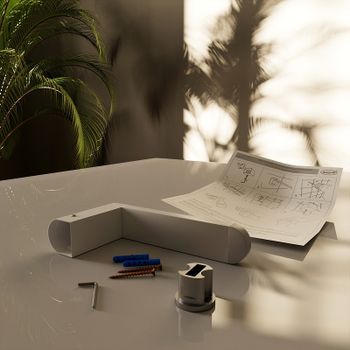 Держатель туалетной бумаги Altasan Лотос ЛТ50БМ Белый матовый — фото 4, Держатели туалетной бумаги