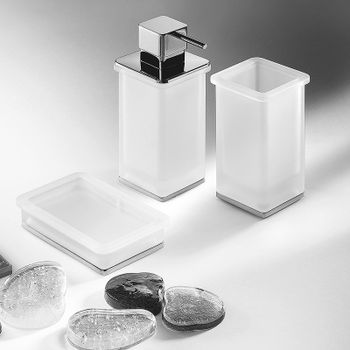 Дозатор для жидкого мыла Colombo Design Lulu B9322.CR-VAN Хром — фото 3, Дозаторы