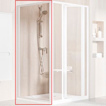 Душевая стенка Ravak Supernova PSS-80 94040100Z1 профиль Белый стекло Transparent — фото 1, Боковые стенки