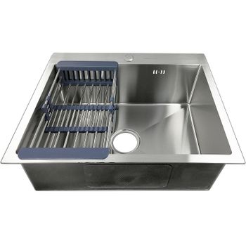 Кухонная мойка Fabia 60х50 60503 Сатин — фото 1, Кухонные мойки