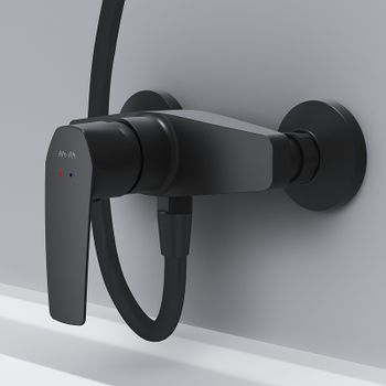 Смеситель для душа AM.PM Gem F90A20022 Черный — фото 4, Смеситель для душа