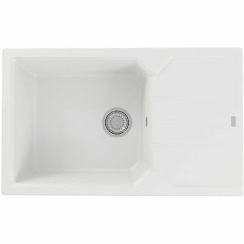 Кухонная мойка Alveus Granital Record 40 G11 Arctic 780x480x180 1144964 Белая — фото 1, Кухонные мойки