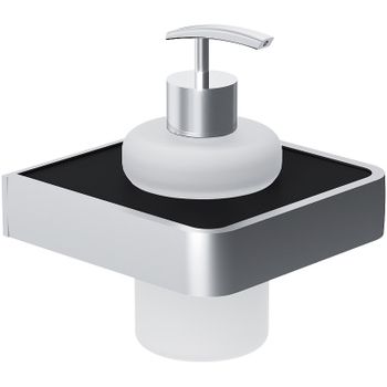 Дозатор для жидкого мыла Damixa Jupiter DA7736900 Черный Хром — фото 1, Дозаторы