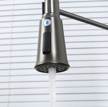 Смеситель для кухни Gappo G4398-69 Оружейная сталь — фото 7, Смесители для кухни