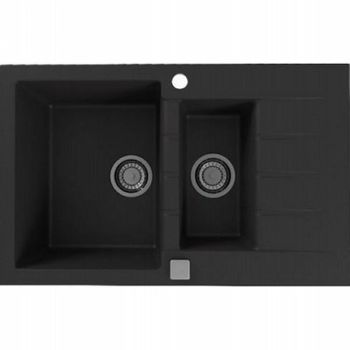 Кухонная мойка Alveus Granital Cadit 70 Carbon G91 790x500 1131361 Угольная — фото 1, Кухонные мойки