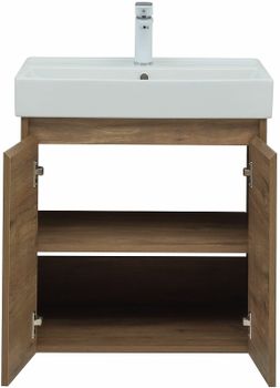 Тумба под раковину Aquanet Nova Lite 60 298849 подвесная Дуб рустикальный — фото 11, Тумбы под раковину