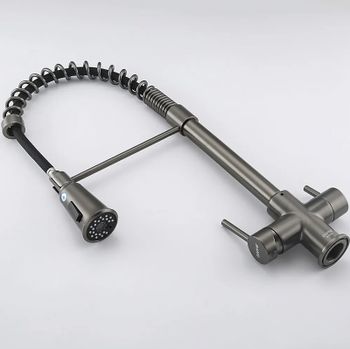 Смеситель для кухни Gappo G4398-69 Оружейная сталь — фото 2, Смесители для кухни