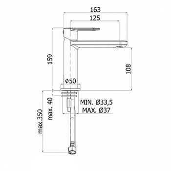 Смеситель для раковины Paffoni Candy CA071HCR Хром — фото 4, Смесители для раковины