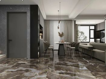 Керамогранит Azario Grasberg Carving Gold H18004003G 60х120 см — фото 7, Керамогранит